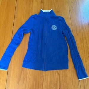Ralph Laurn Athletic Zip-Up Sweater